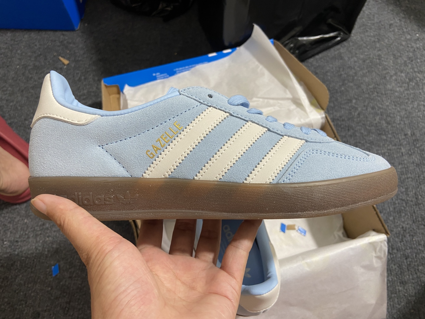 
【纯原版】Adidas Originals Gazelle Indoor  防滑低帮T头德训鞋 GZ复