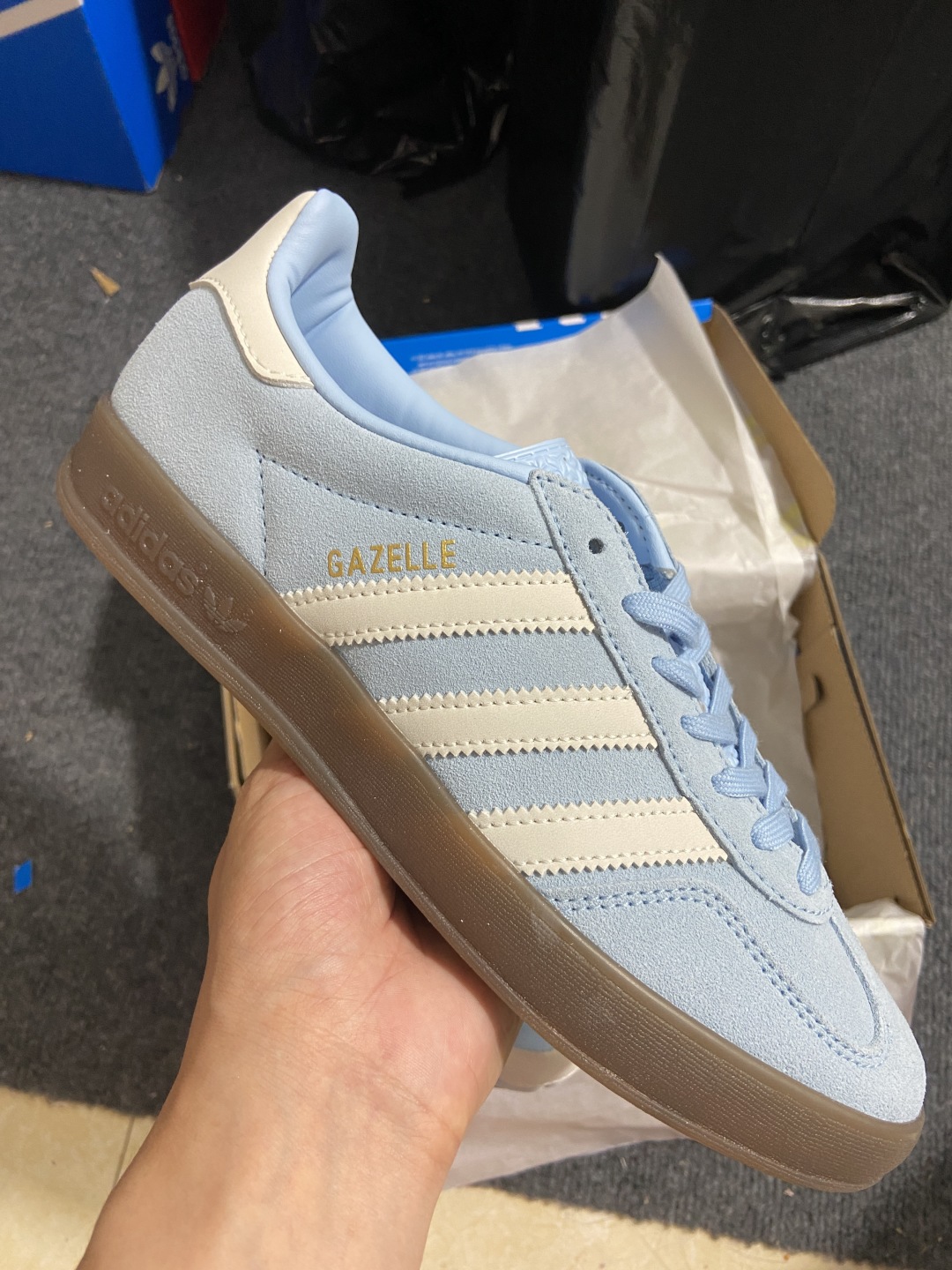 
【纯原版】Adidas Originals Gazelle Indoor  防滑低帮T头德训鞋 GZ复