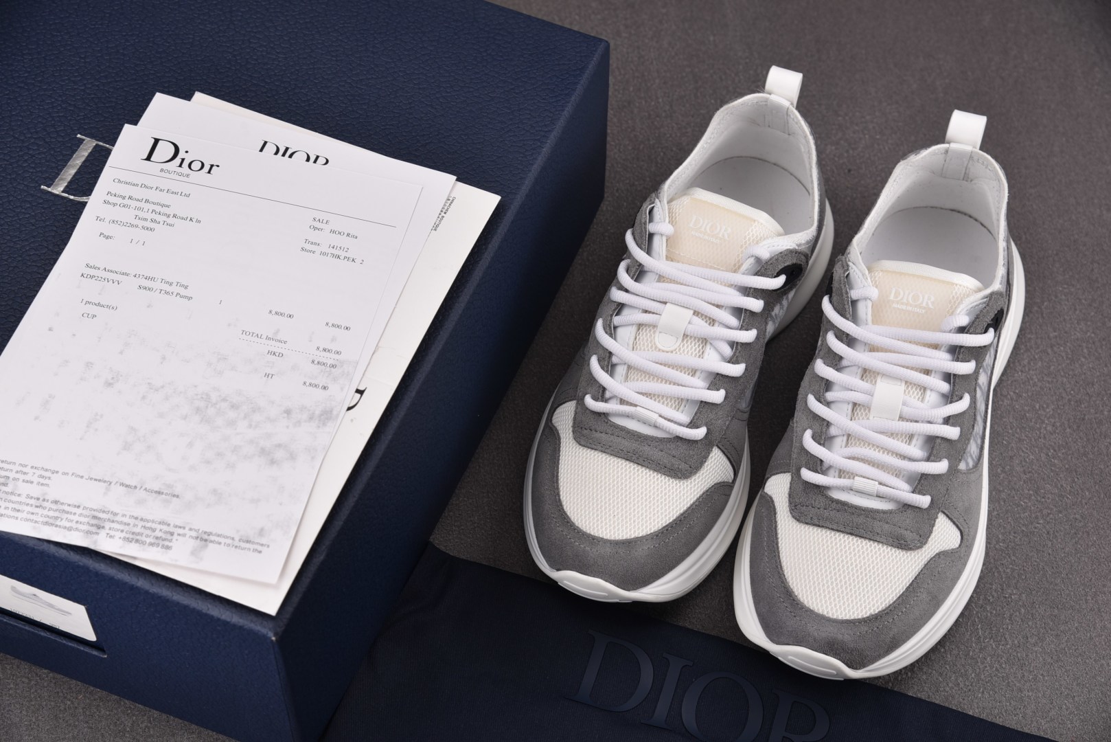 迪奥 尺码39-46

纯原版出品-Dior B25 Runner Grey 灰色 YZ040
尺码：3