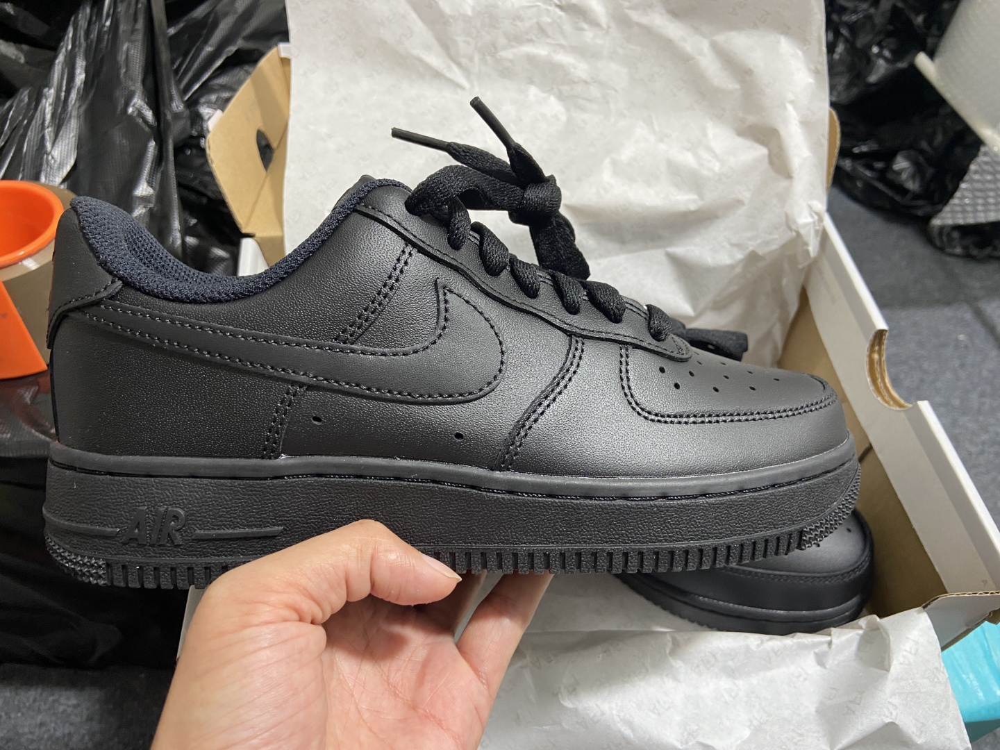 AF1黑魂low 尺码：36-41   40-47.5

纯原出品-AIR FORCE 1 '07系列男