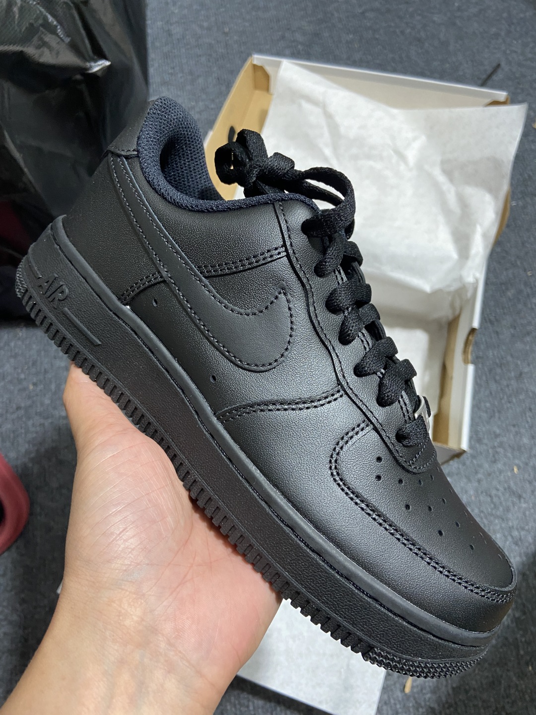 AF1黑魂low 尺码：36-41   40-47.5

纯原出品-AIR FORCE 1 '07系列男
