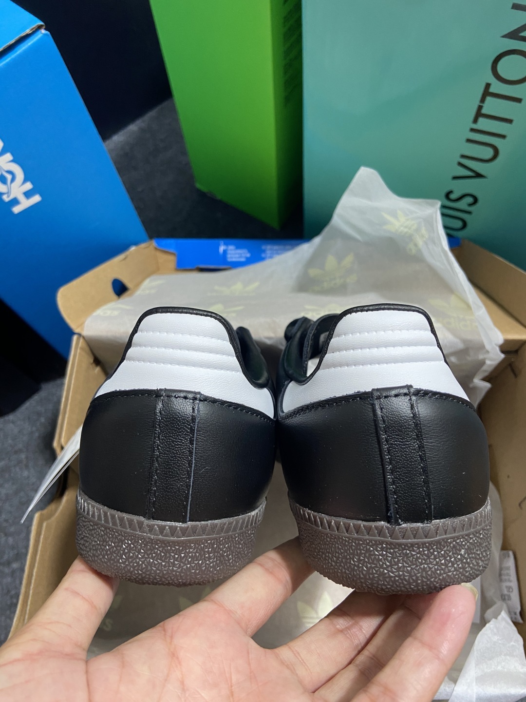 【原皮外贸xc】AD Original Samba OG 复古经典轻便板鞋 黑白 B75807 YZ0