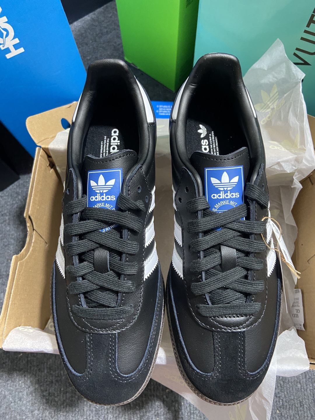 【原皮外贸xc】AD Original Samba OG 复古经典轻便板鞋 黑白 B75807 YZ0