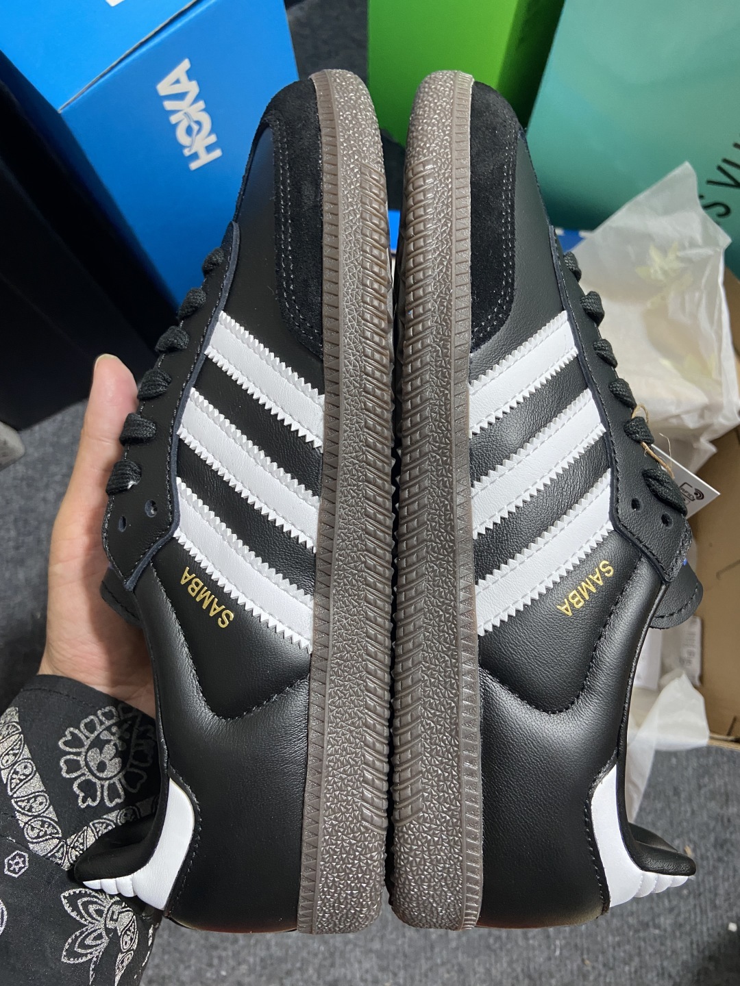 【原皮外贸xc】AD Original Samba OG 复古经典轻便板鞋 黑白 B75807 YZ0