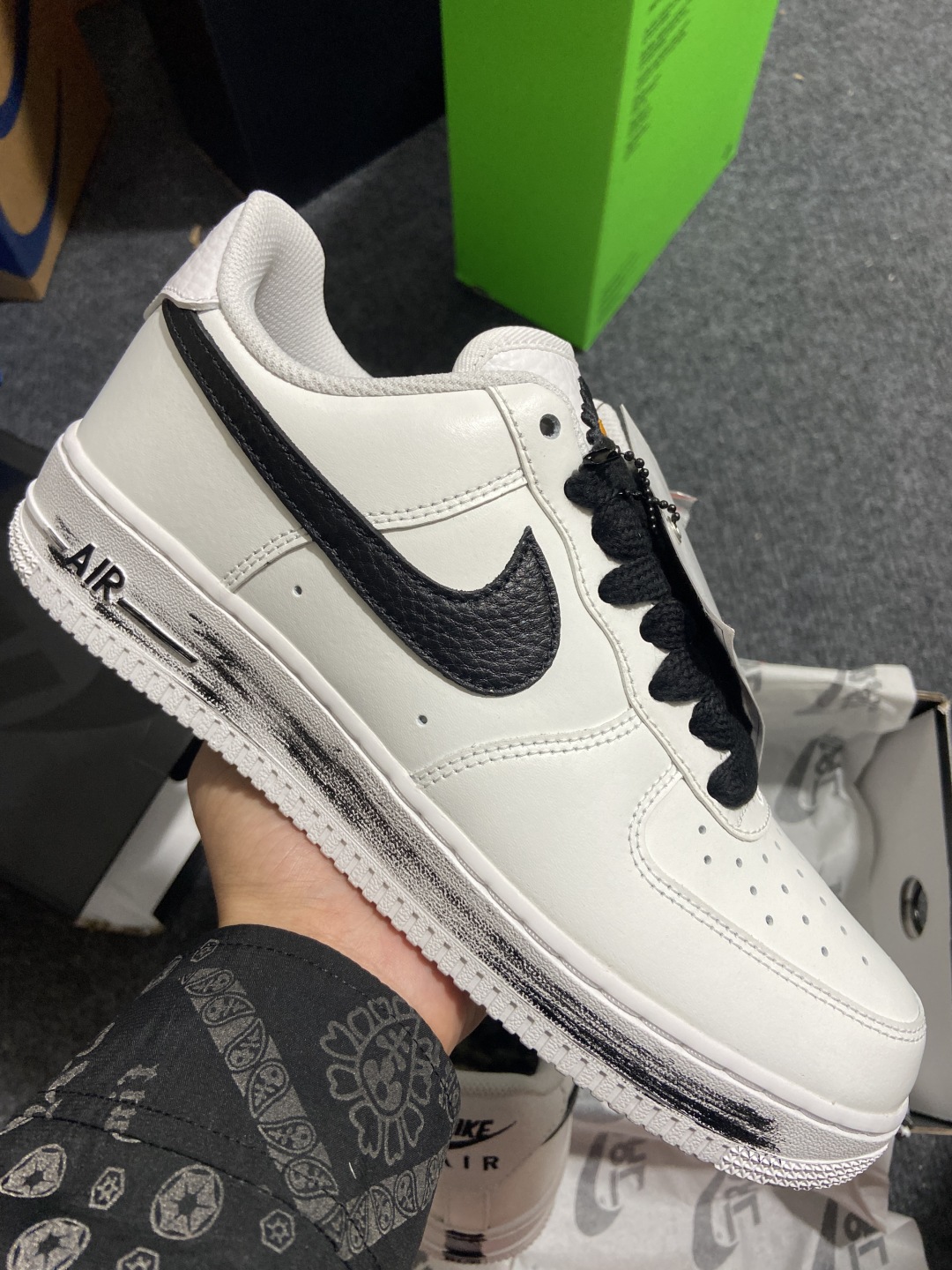 AF1权志龙2.0白 尺码：36-47.5

纯原版出品-韩式外贸-PEACEMINUSONE x Nk