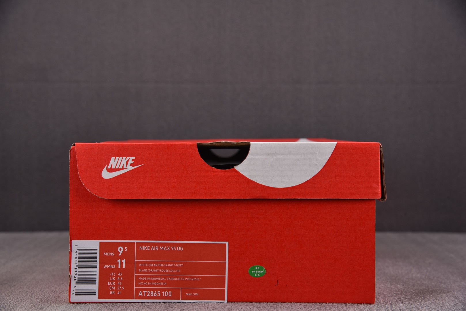 MAX95 尺码40-48.5

纯原出品-Air Max 95 OG Solar Red 灰红 AT2
