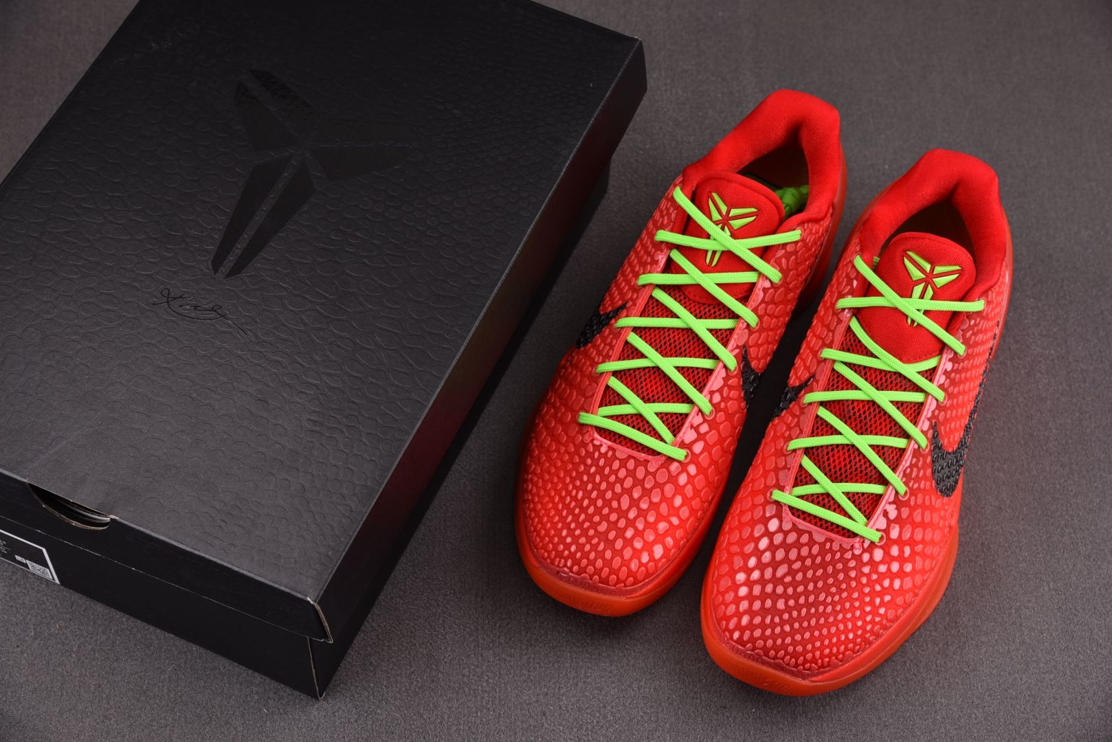 科比6 尺码40-50.5

纯原版出品-NK Kobe 6 Protro“Reverse Grinch