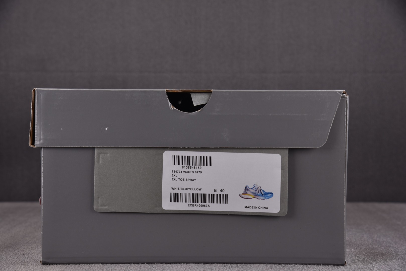 巴黎 尺码36-45

纯原版出品-Balenciaga 3XL Toe SPray 鞋头喷绘 蓝黄 Y