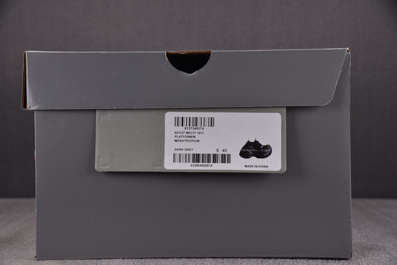 巴黎 尺码36-45

纯原版出品-Balenciaga Platform Dark Grey 深灰 Y