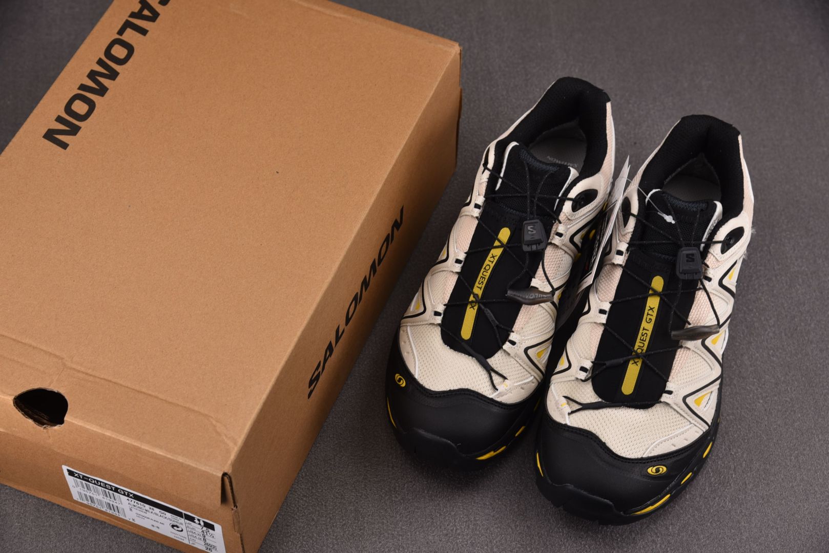 萨洛蒙 尺码36-46

纯原版出品-SALOMON XT Quest Hiking 黑黄  YZ002