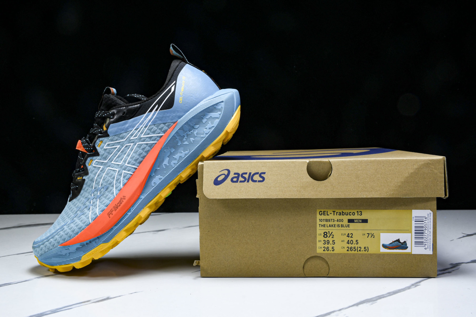  Asics Gel-Trabuco 13 亚瑟士复古透气休闲鞋缓震男子耐磨跑步鞋 1011B973-4
