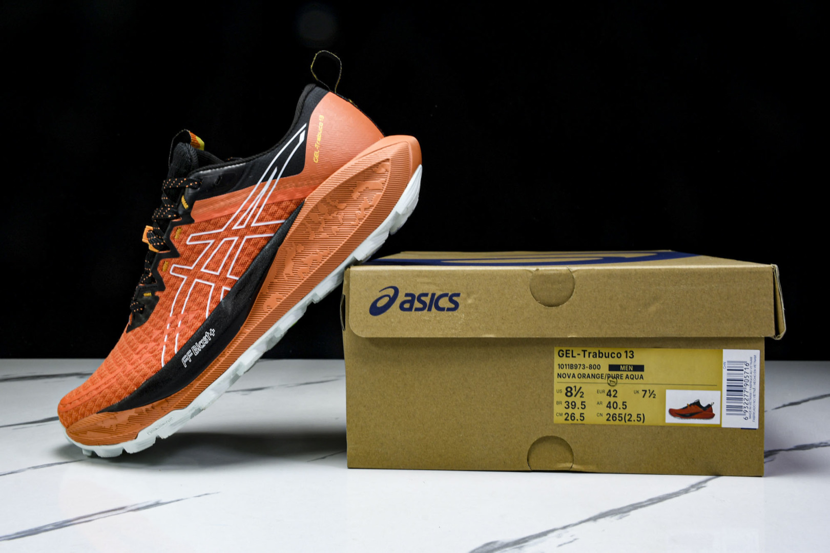 Asics Gel-Trabuco 13 亚瑟士复古透气休闲鞋缓震男子耐磨跑步鞋 1011B973-8
