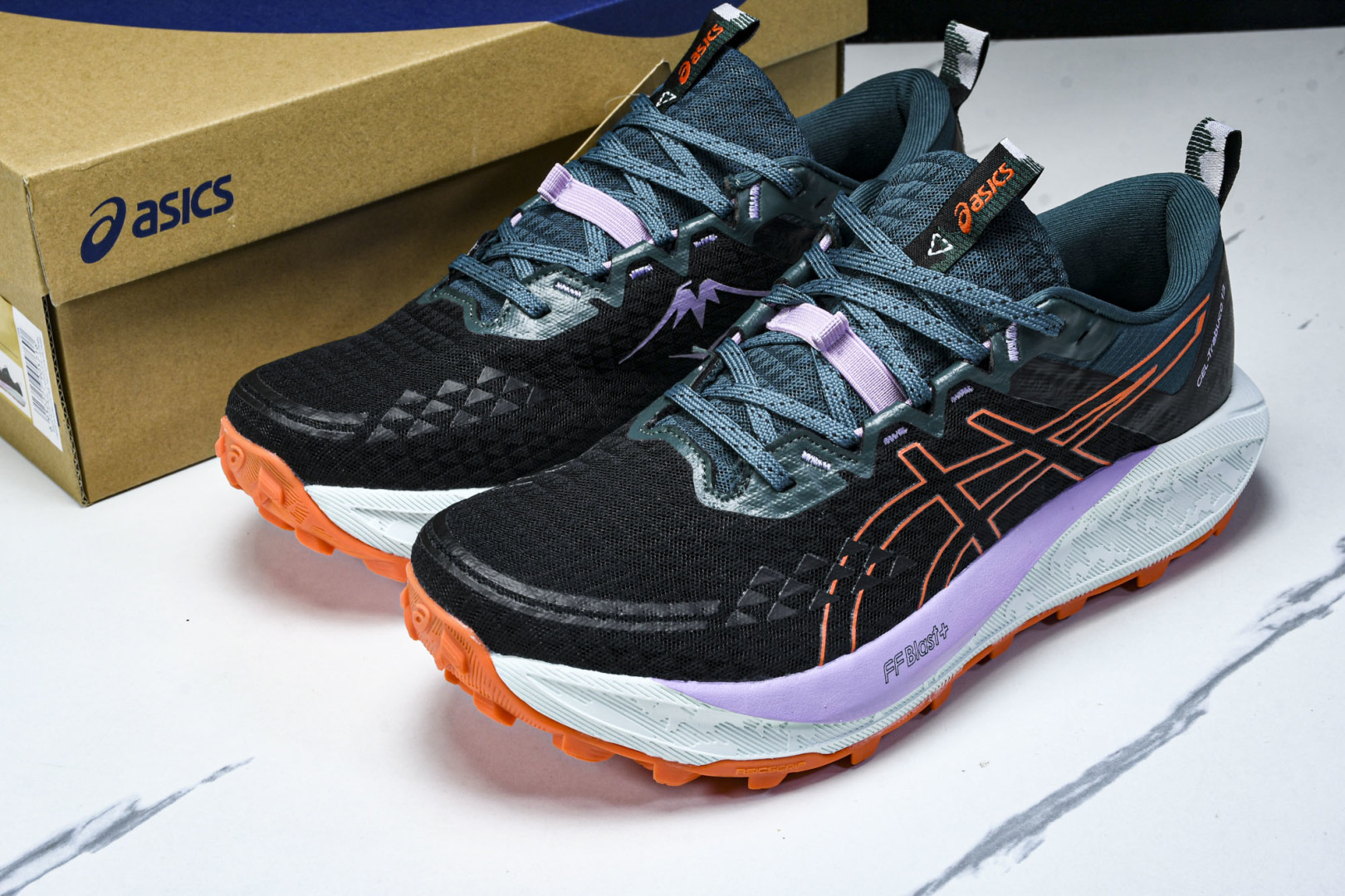  Asics Gel-Trabuco 13 亚瑟士复古透气休闲鞋缓震男子耐磨跑步鞋 1012B768-0