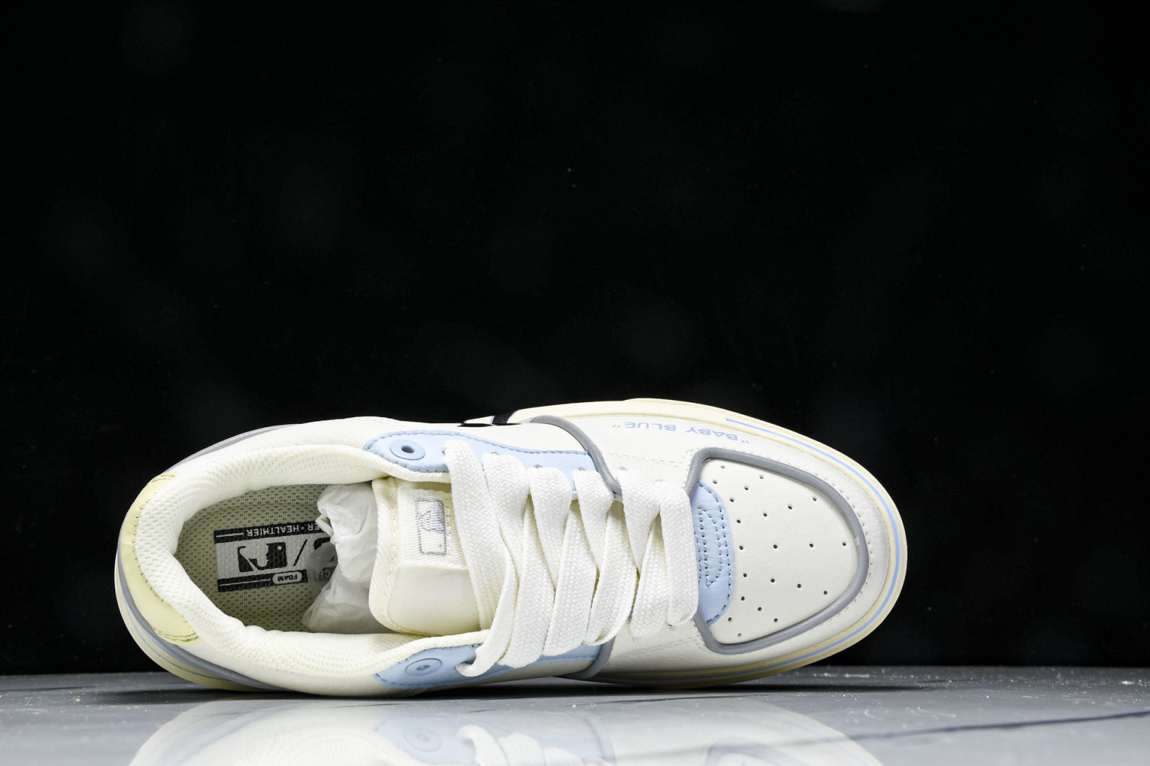  NY MLB Chunky Liner Mid Denim Monogram 纽约洋基队 增高厚底休闲