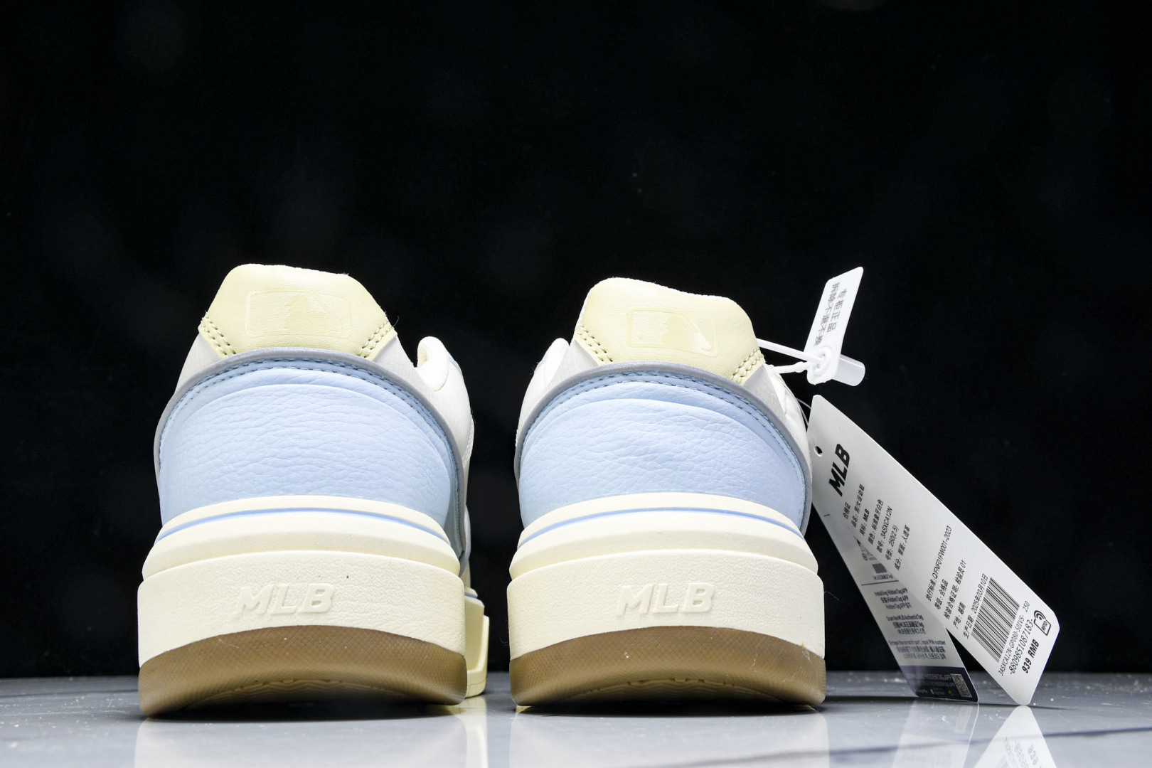  NY MLB Chunky Liner Mid Denim Monogram 纽约洋基队 增高厚底休闲