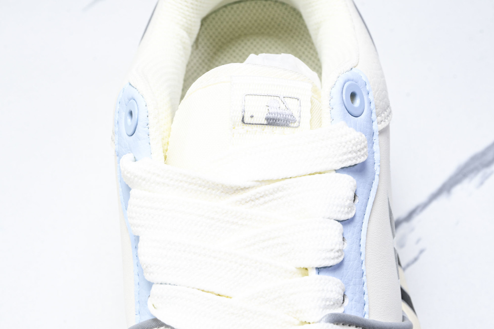  NY MLB Chunky Liner Mid Denim Monogram 纽约洋基队 增高厚底休闲