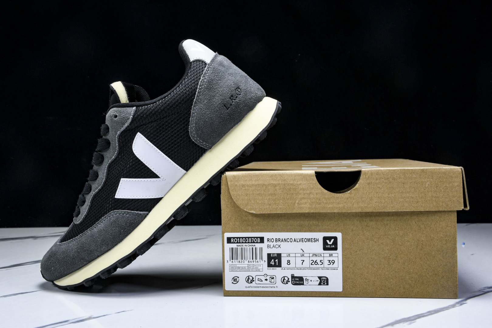  Veja Leather Extra Sneakers 法国国民V字经典运动休闲鞋4 尺寸 36 37