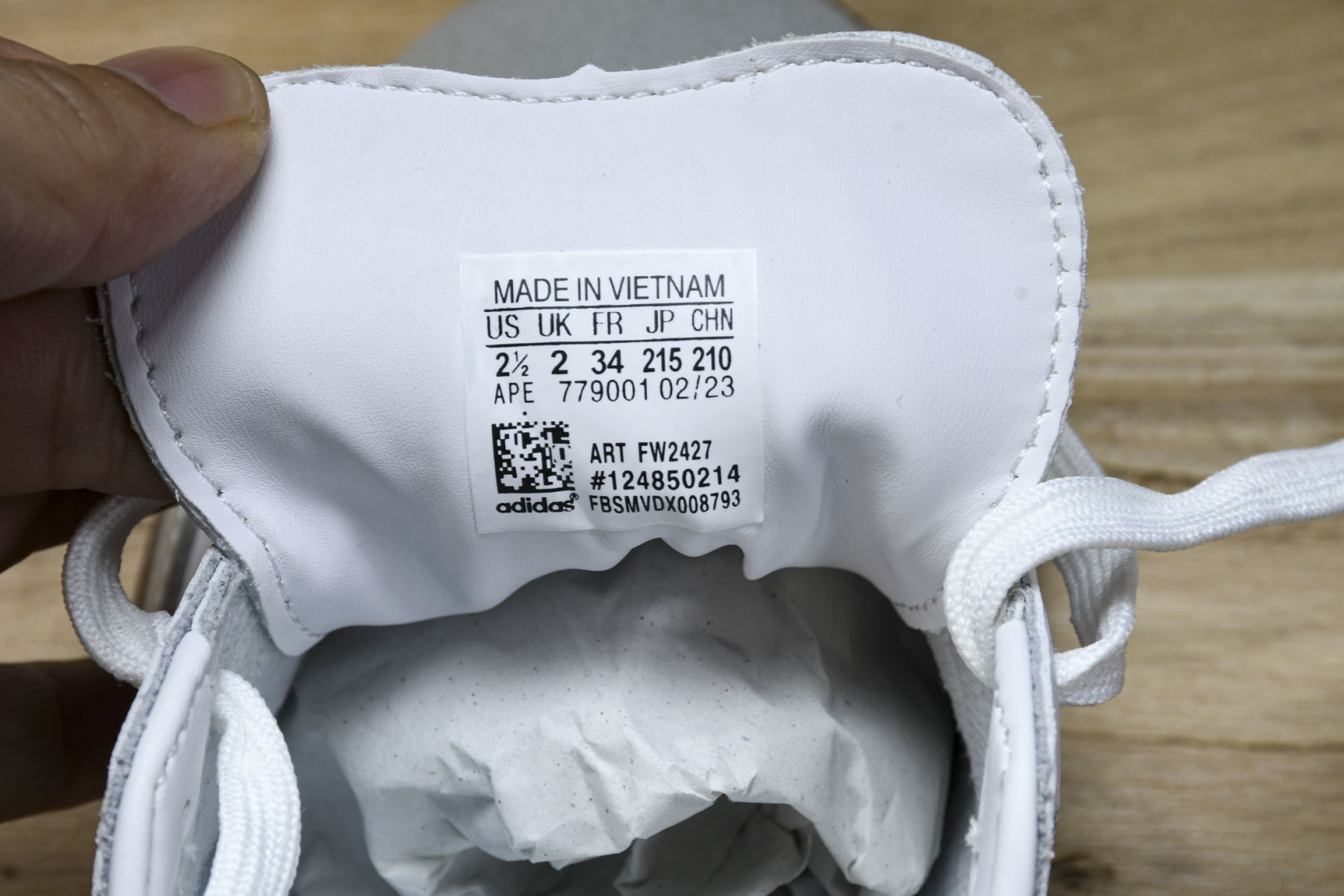 (童鞋)Ad Originals Samba 白黑灰 FW2427尺码：26 27 28 29 30 3