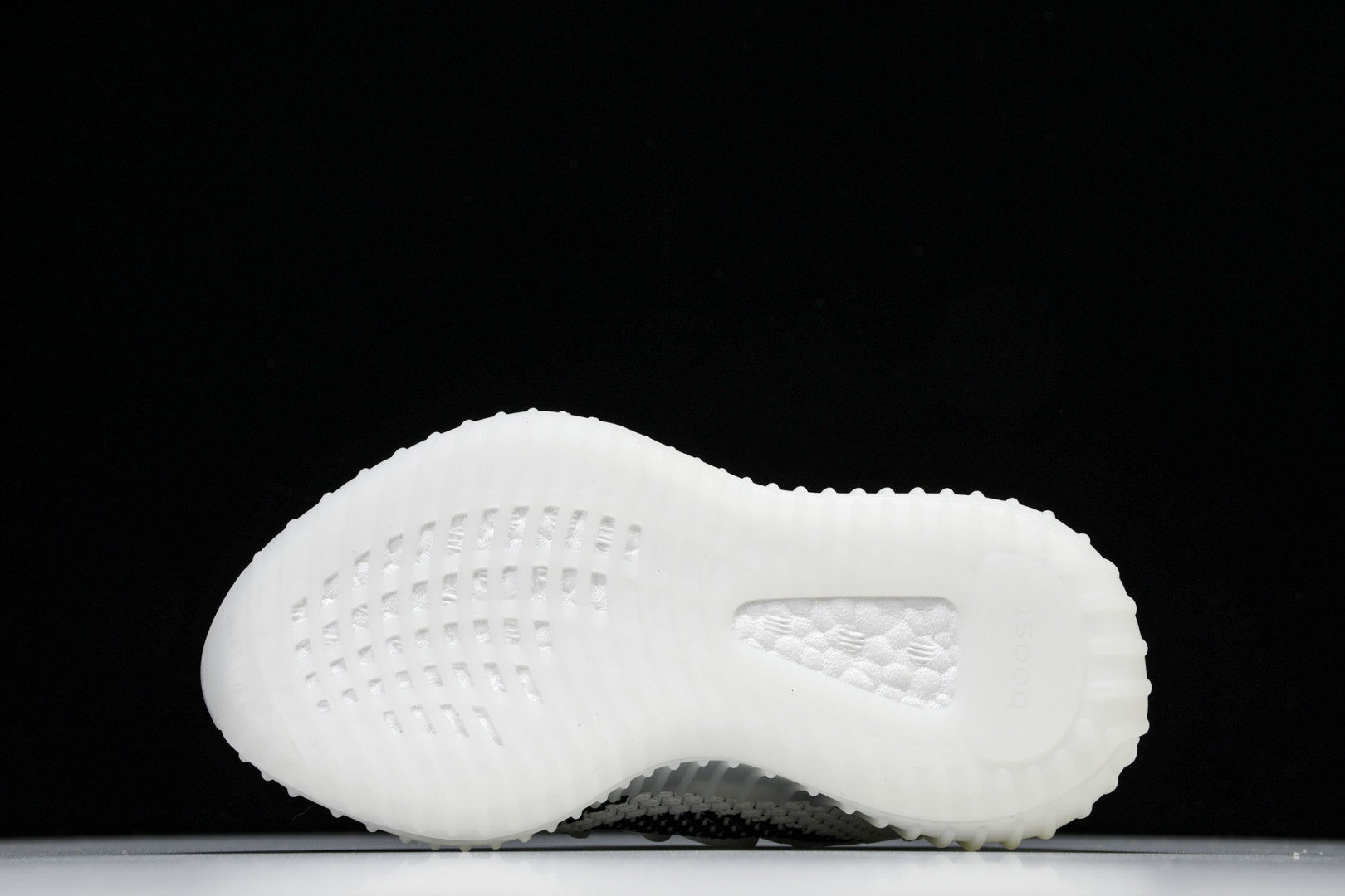 (儿童鞋)YEEZY BOOST 350 V2 真爆软底大小童运动鞋 白斑马 C#真爆底 魔术扣，兔系带