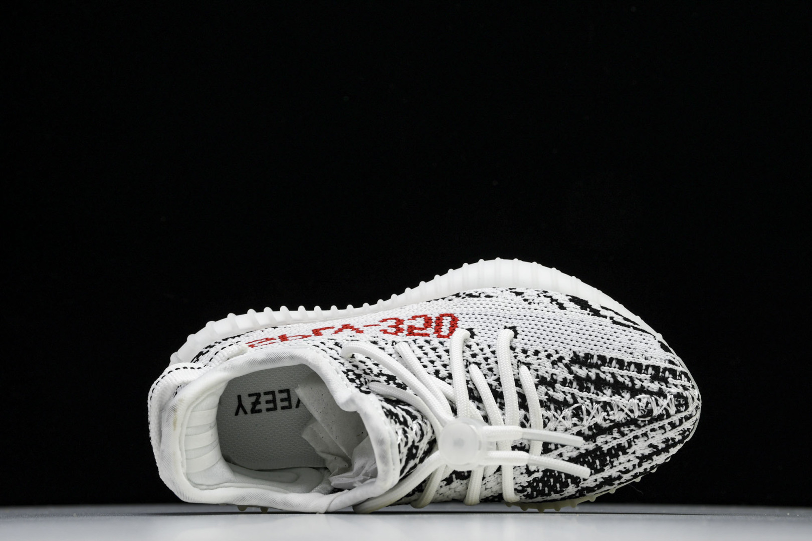 (儿童鞋)YEEZY BOOST 350 V2 真爆软底大小童运动鞋 白斑马 C#真爆底 魔术扣，兔系带