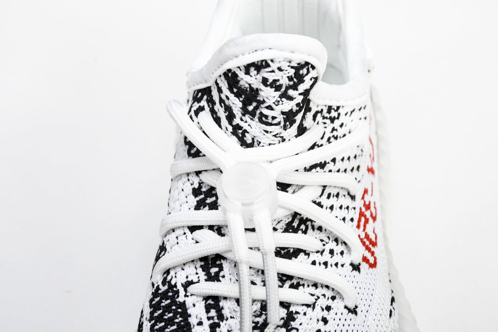 (儿童鞋)YEEZY BOOST 350 V2 真爆软底大小童运动鞋 白斑马 C#真爆底 魔术扣，兔系带