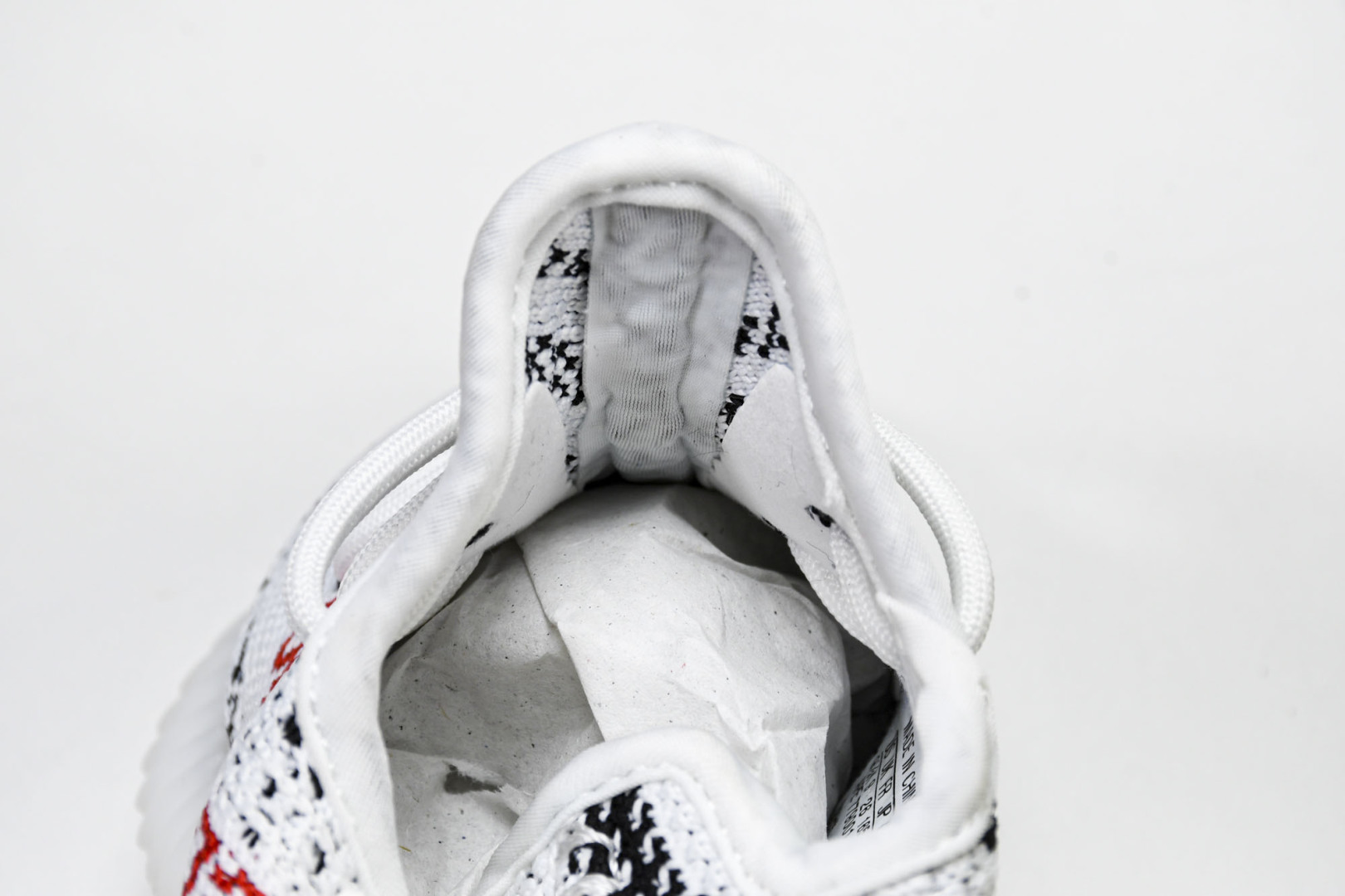 (儿童鞋)YEEZY BOOST 350 V2 真爆软底大小童运动鞋 白斑马 C#真爆底 魔术扣，兔系带
