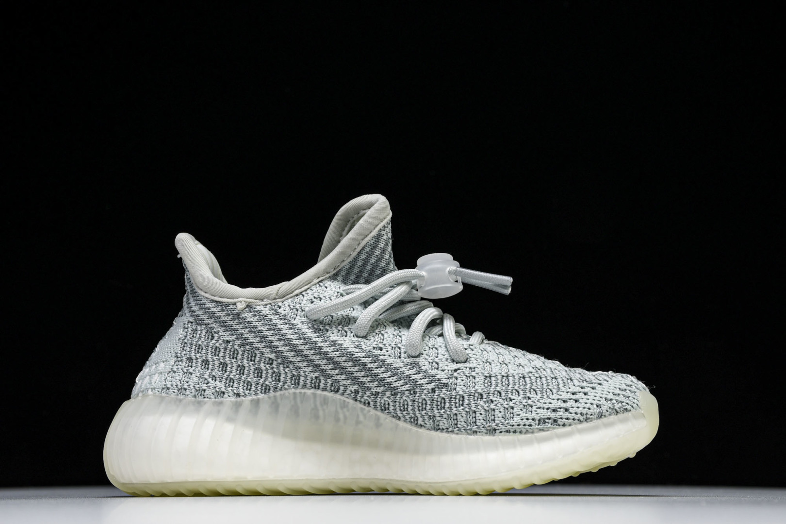 (儿童鞋)YEEZY BOOST 350 V2 真爆软底大小童运动鞋 冰蓝满天星 FW5317#真爆底 