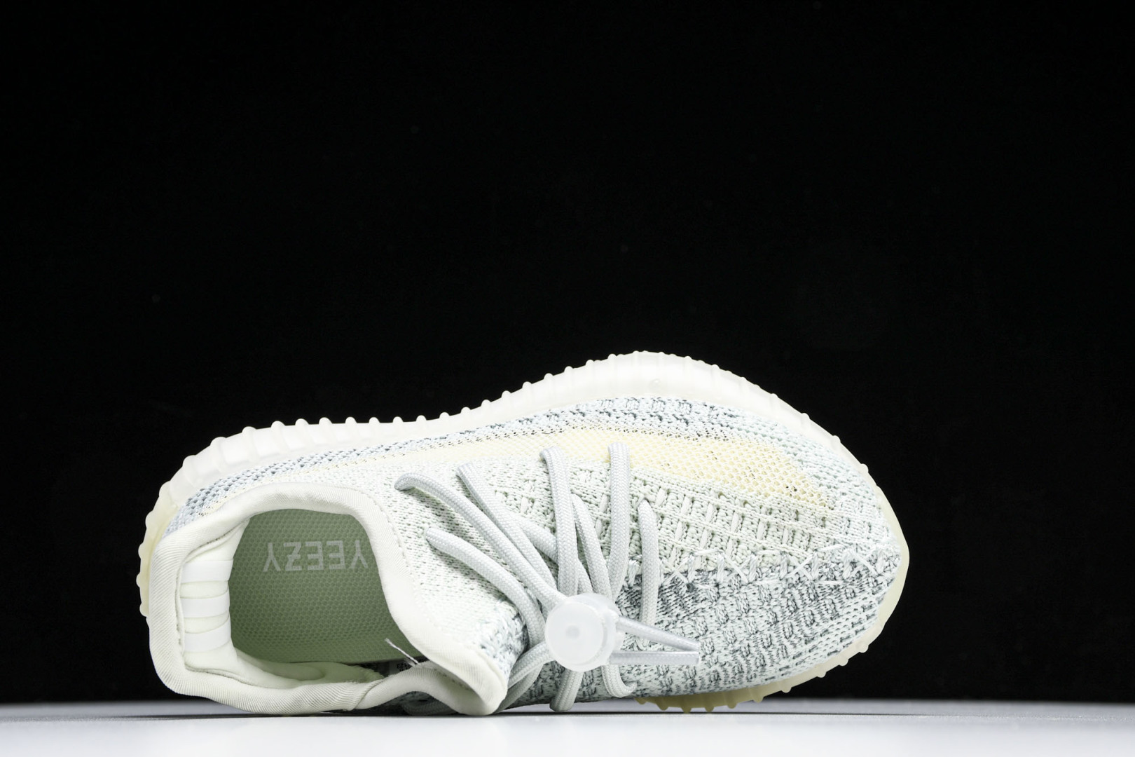 (儿童鞋)YEEZY BOOST 350 V2 真爆软底大小童运动鞋 冰蓝满天星 FW5317#真爆底 