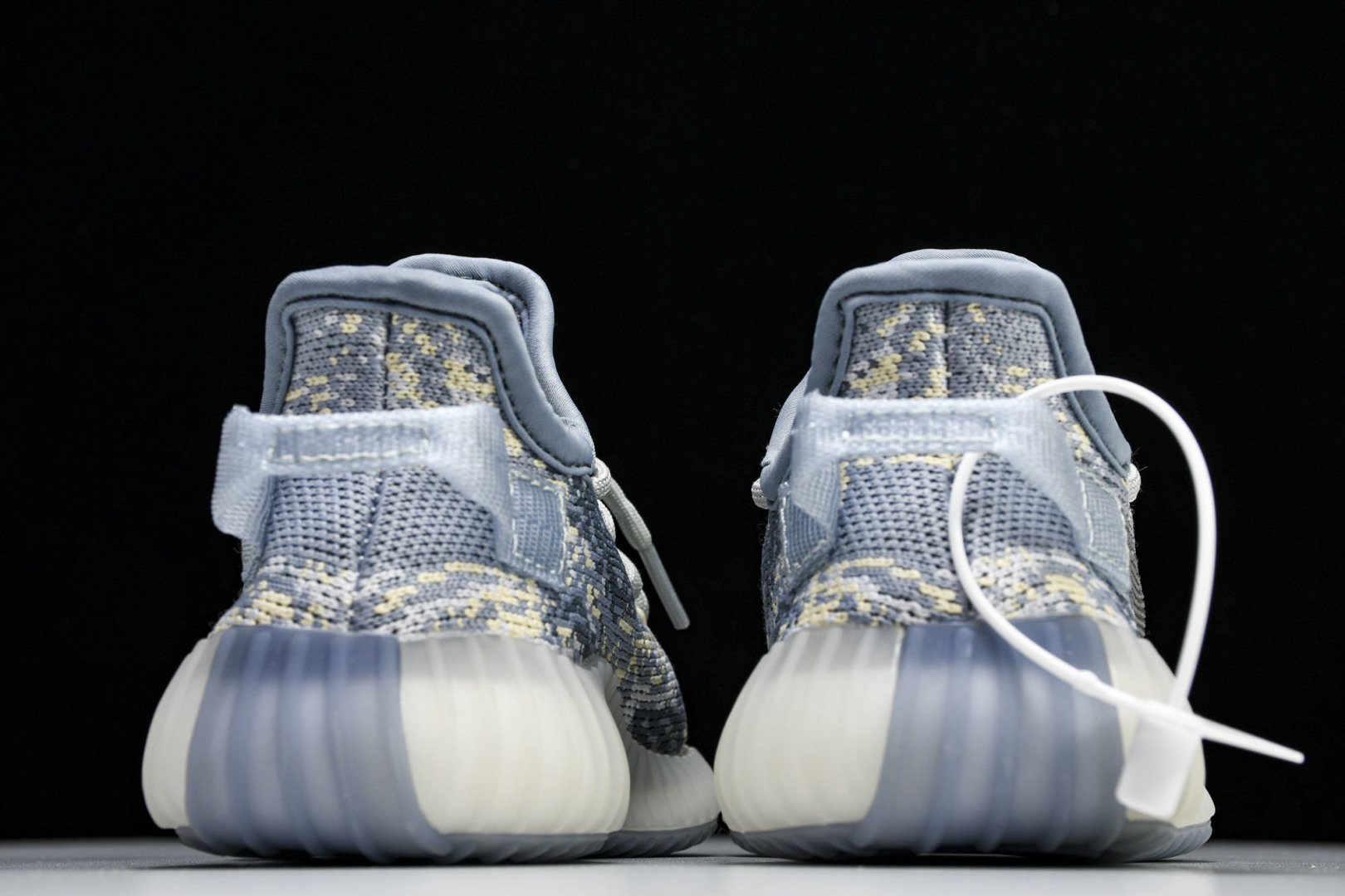 (儿童鞋)YEEZY BOOST 350 V2 真爆软底大小童运动鞋 海之蓝 FW3766#真爆底 魔术
