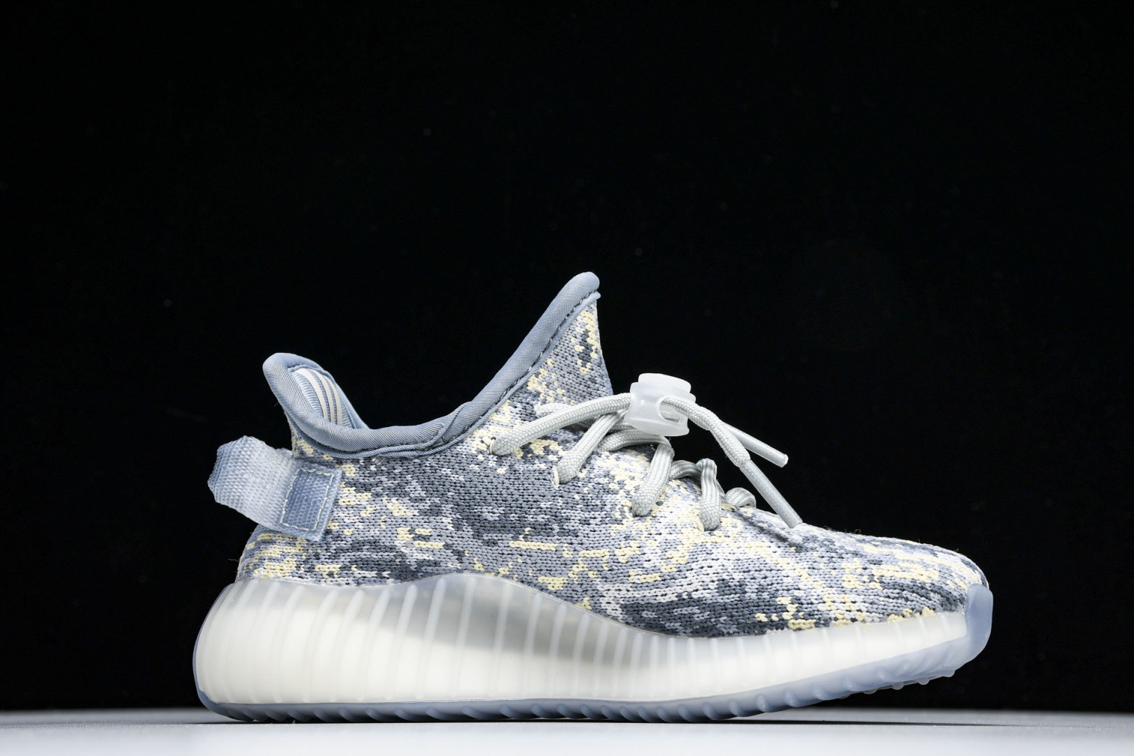 (儿童鞋)YEEZY BOOST 350 V2 真爆软底大小童运动鞋 海之蓝 FW3766#真爆底 魔术