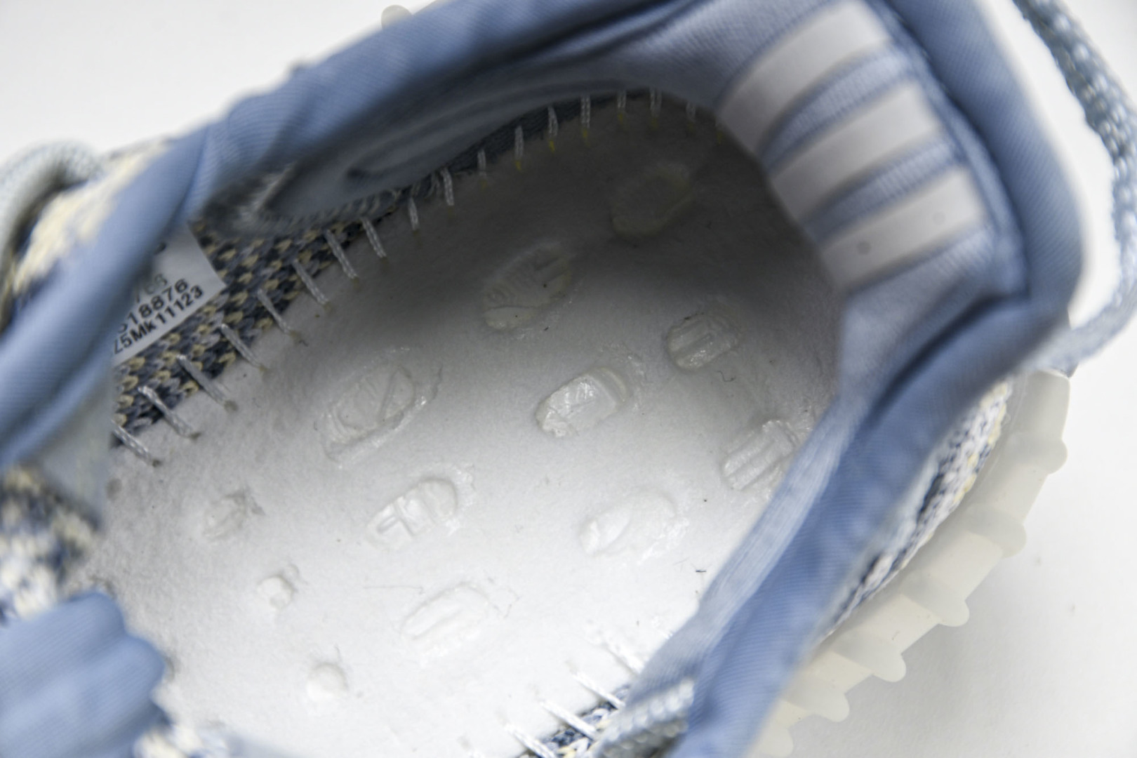 (儿童鞋)YEEZY BOOST 350 V2 真爆软底大小童运动鞋 海之蓝 FW3766#真爆底 魔术