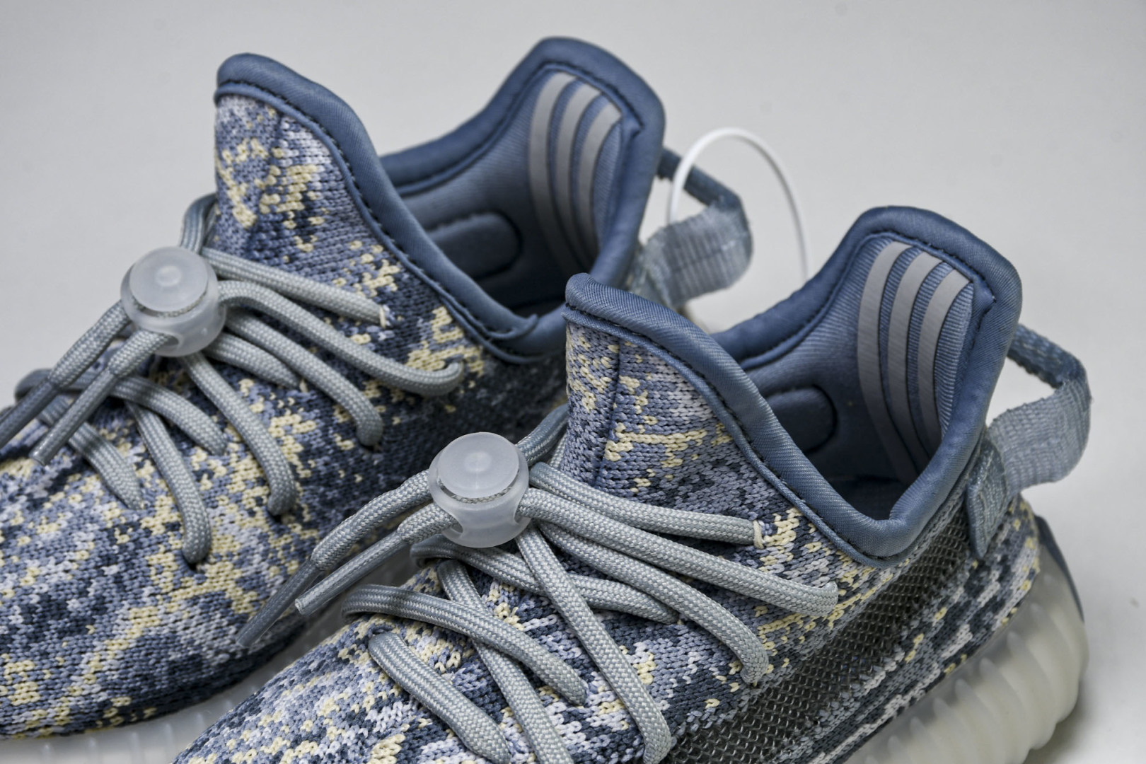 (儿童鞋)YEEZY BOOST 350 V2 真爆软底大小童运动鞋 海之蓝 FW3766#真爆底 魔术