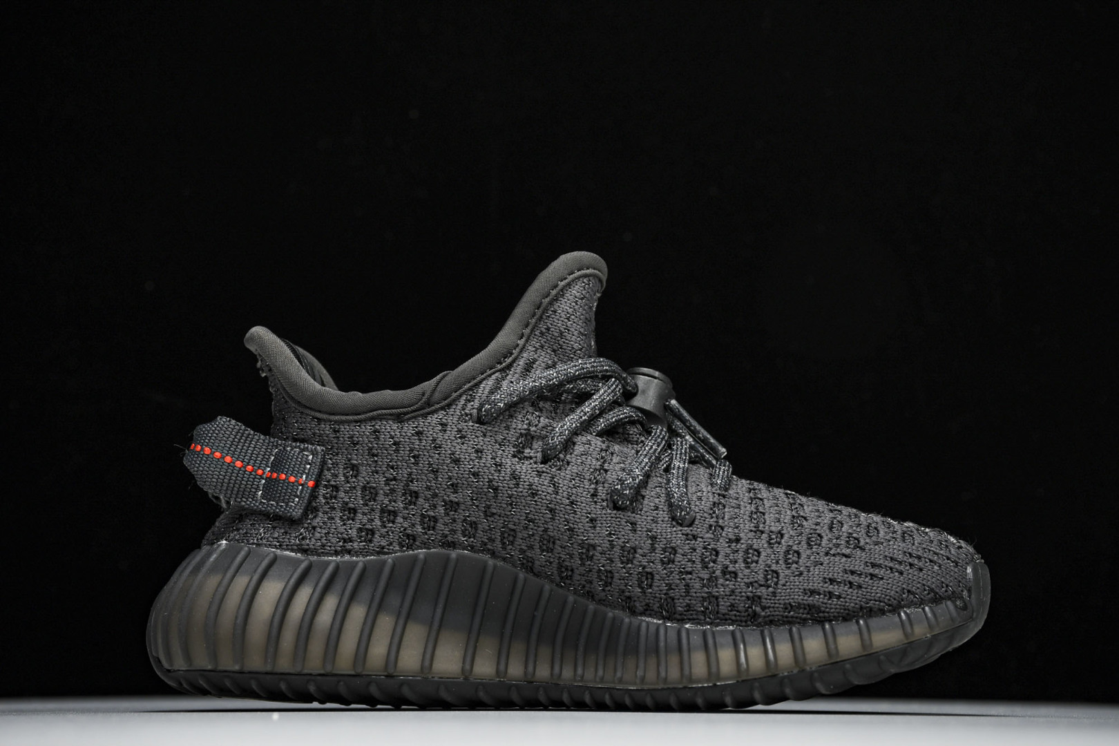 (儿童鞋)YEEZY BOOST 350 V2 真爆软底大小童运动鞋 黑满天星 FU9007#真爆底 魔