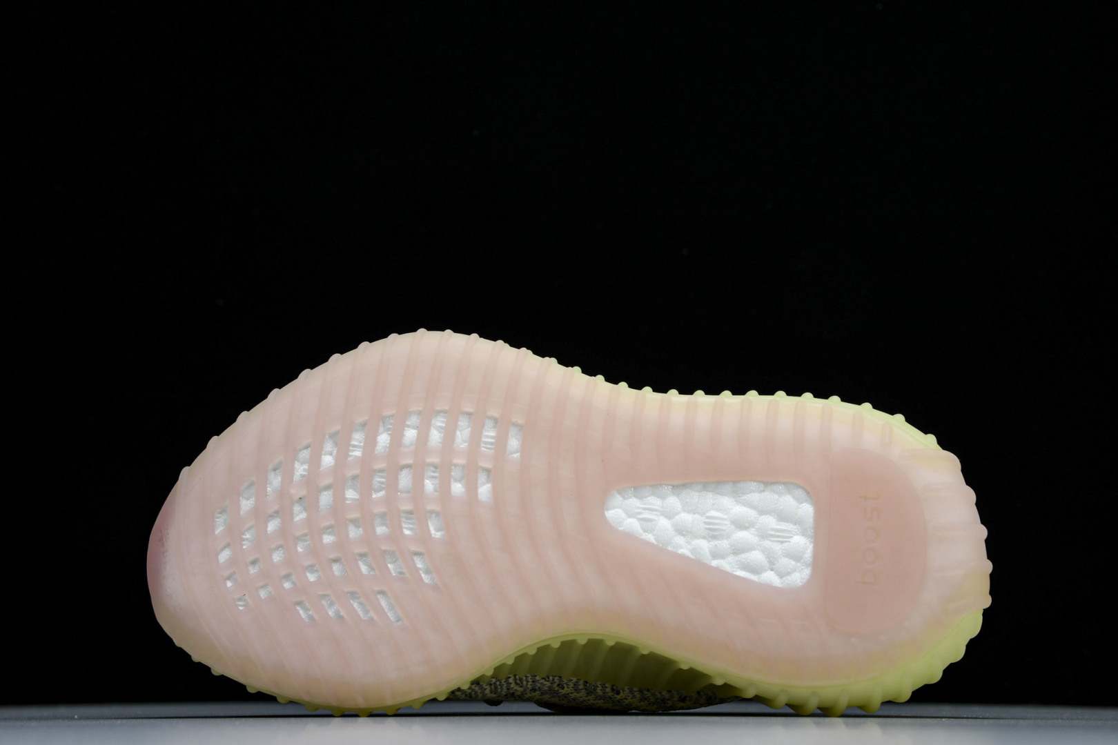 (儿童鞋)YEEZY BOOST 350 V2 真爆软底大小童运动鞋 天鹅白满天星 FW5318#真爆底
