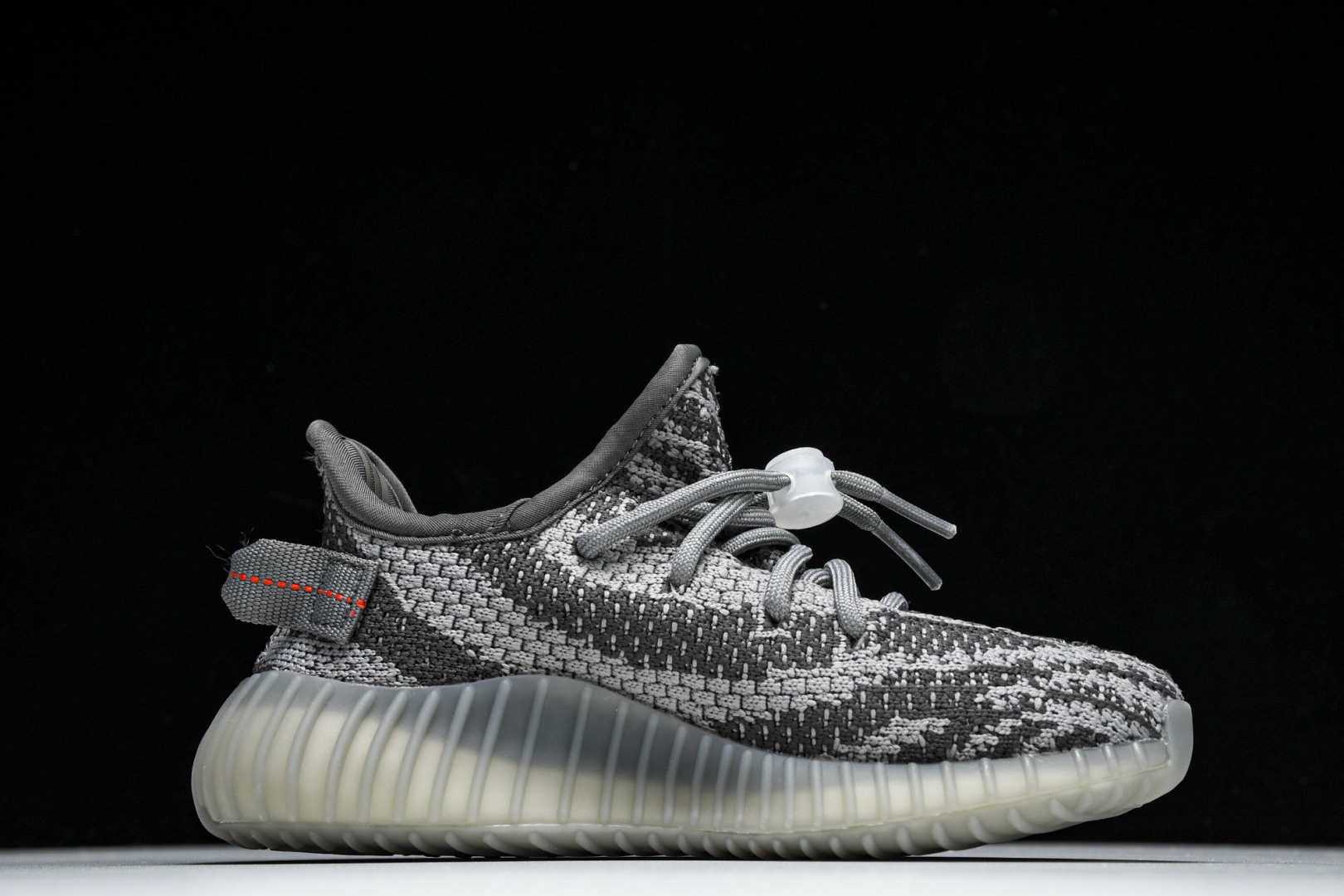 (儿童鞋)YEEZY BOOST 350 V2 真爆软底大小童运动鞋 新灰橙 AH2203#真爆底 魔术