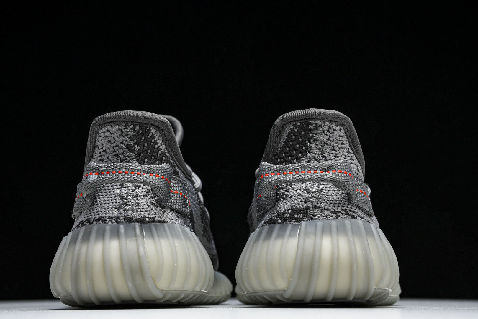 (儿童鞋)YEEZY BOOST 350 V2 真爆软底大小童运动鞋 新灰橙 AH2203#真爆底 魔术