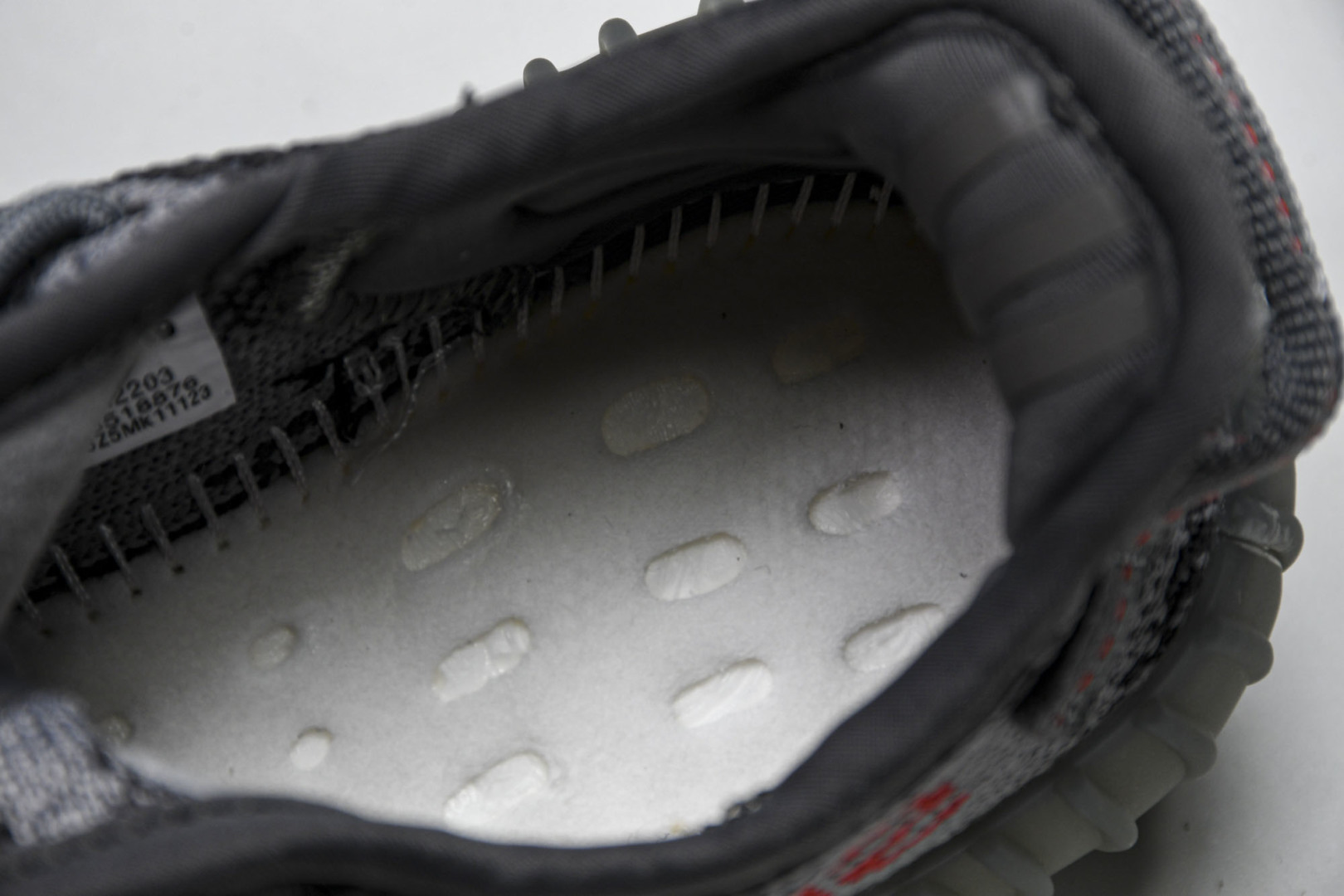 (儿童鞋)YEEZY BOOST 350 V2 真爆软底大小童运动鞋 新灰橙 AH2203#真爆底 魔术