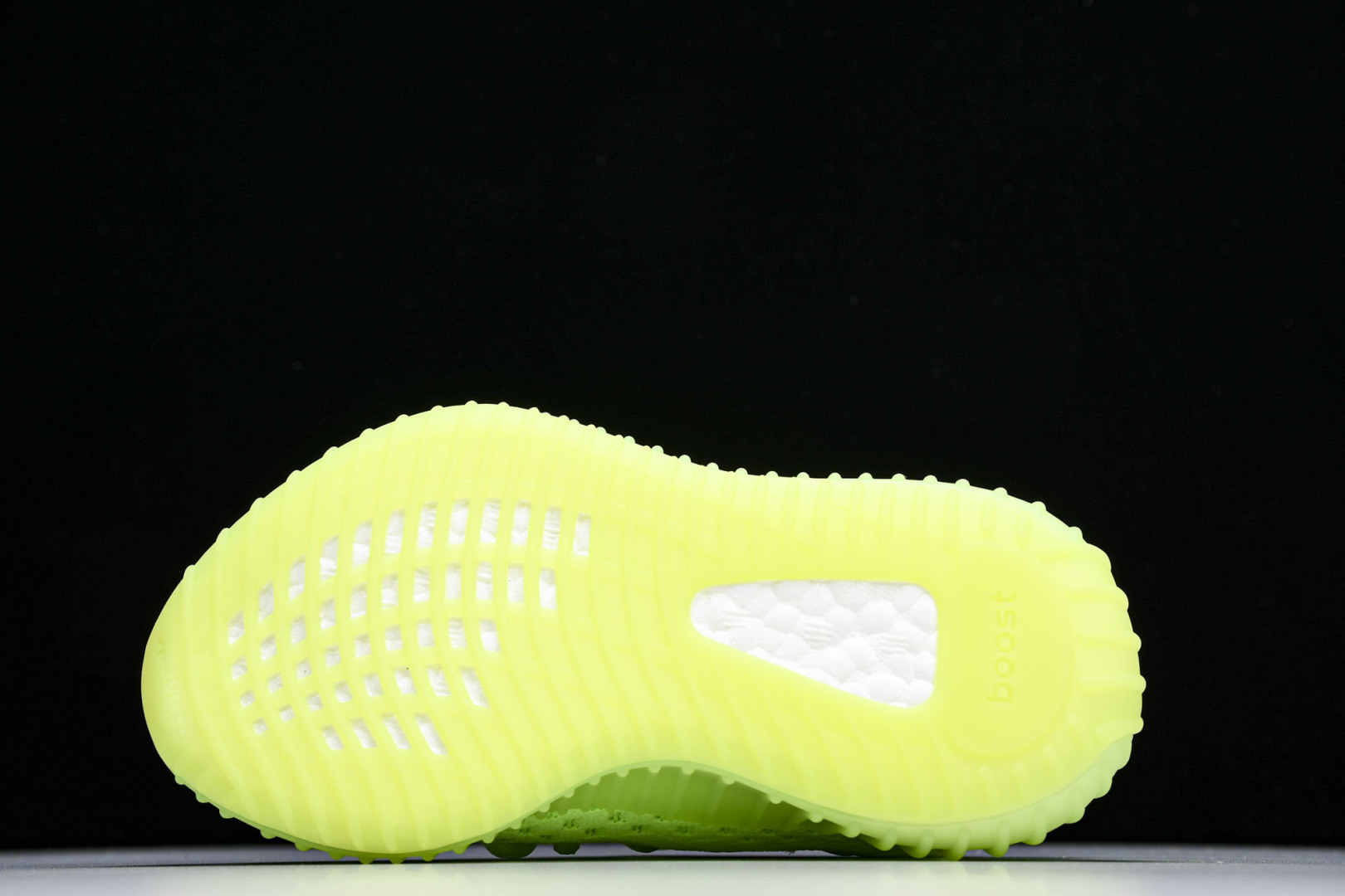 (儿童鞋)YEEZY BOOST 350 V2 真爆软底大小童运动鞋 荧光绿 EG6887#真爆底 魔术