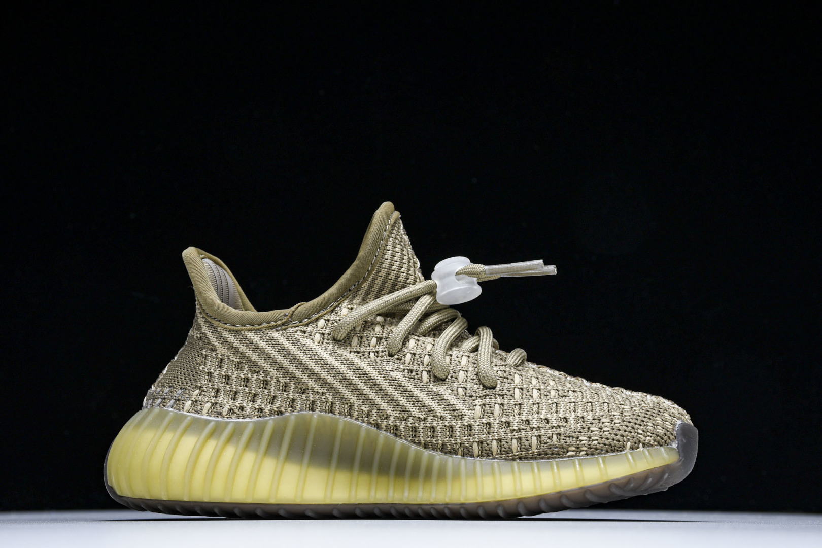 (儿童鞋)YEEZY BOOST 350 V2 真爆软底大小童运动鞋 脏橙 FZ5240#真爆底 魔术扣