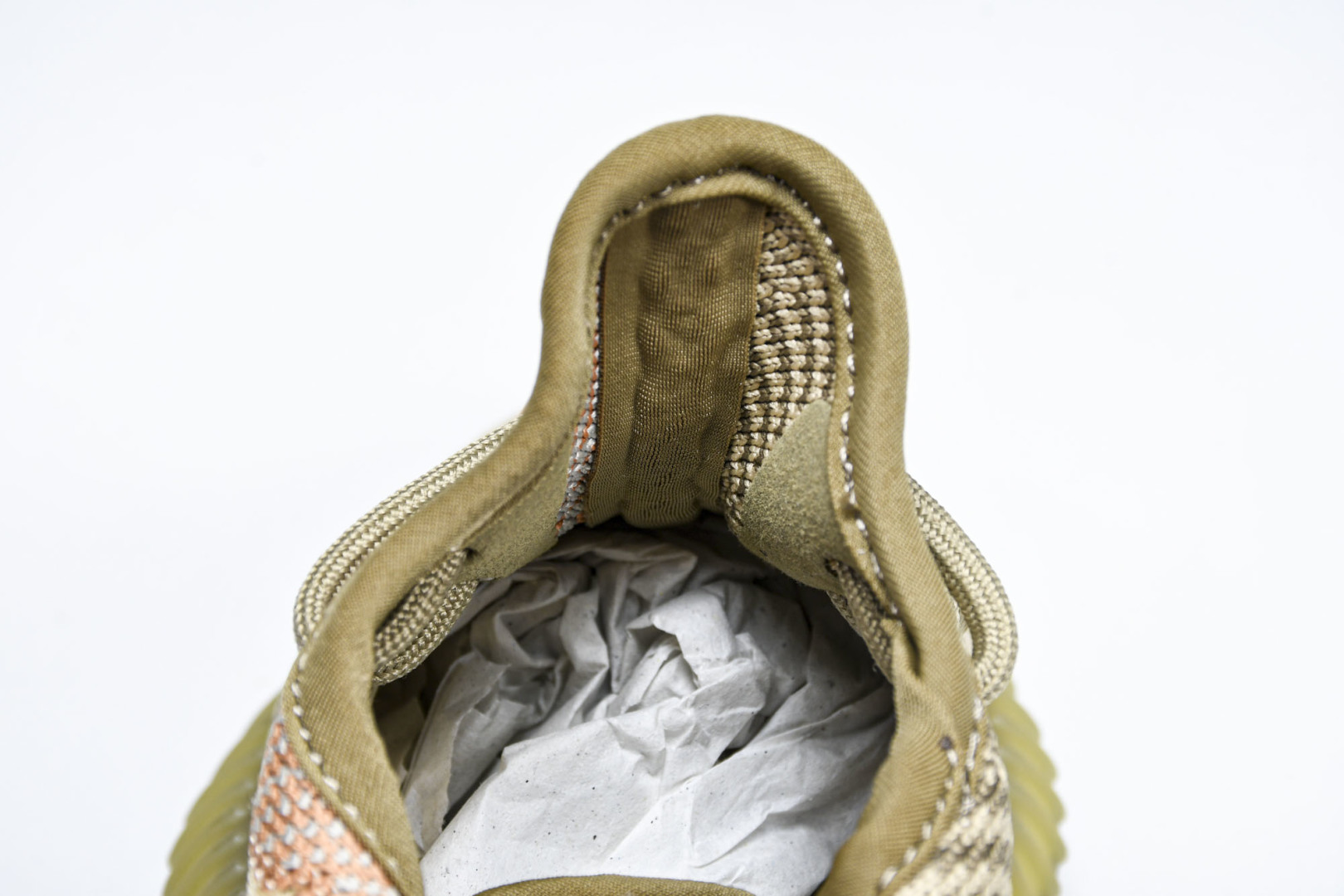 (儿童鞋)YEEZY BOOST 350 V2 真爆软底大小童运动鞋 脏橙 FZ5240#真爆底 魔术扣