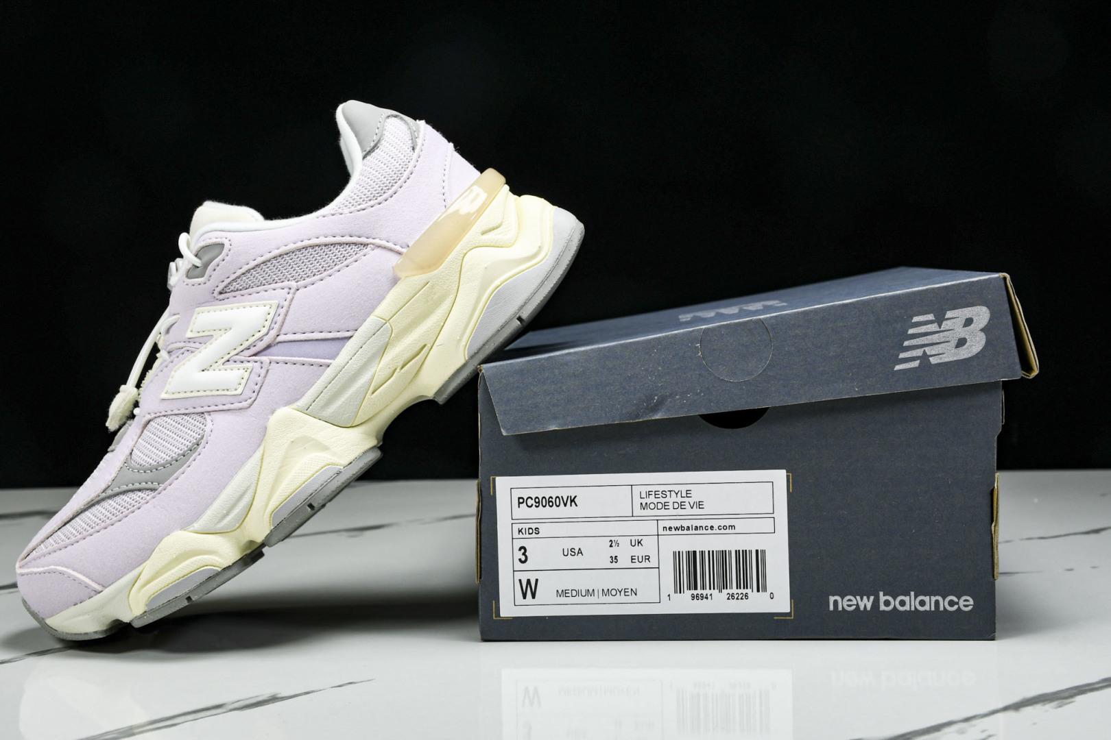 (童鞋)New Balance NB 9060系列 新百伦魔术扣童鞋 PC9060VK尺寸 28 29 