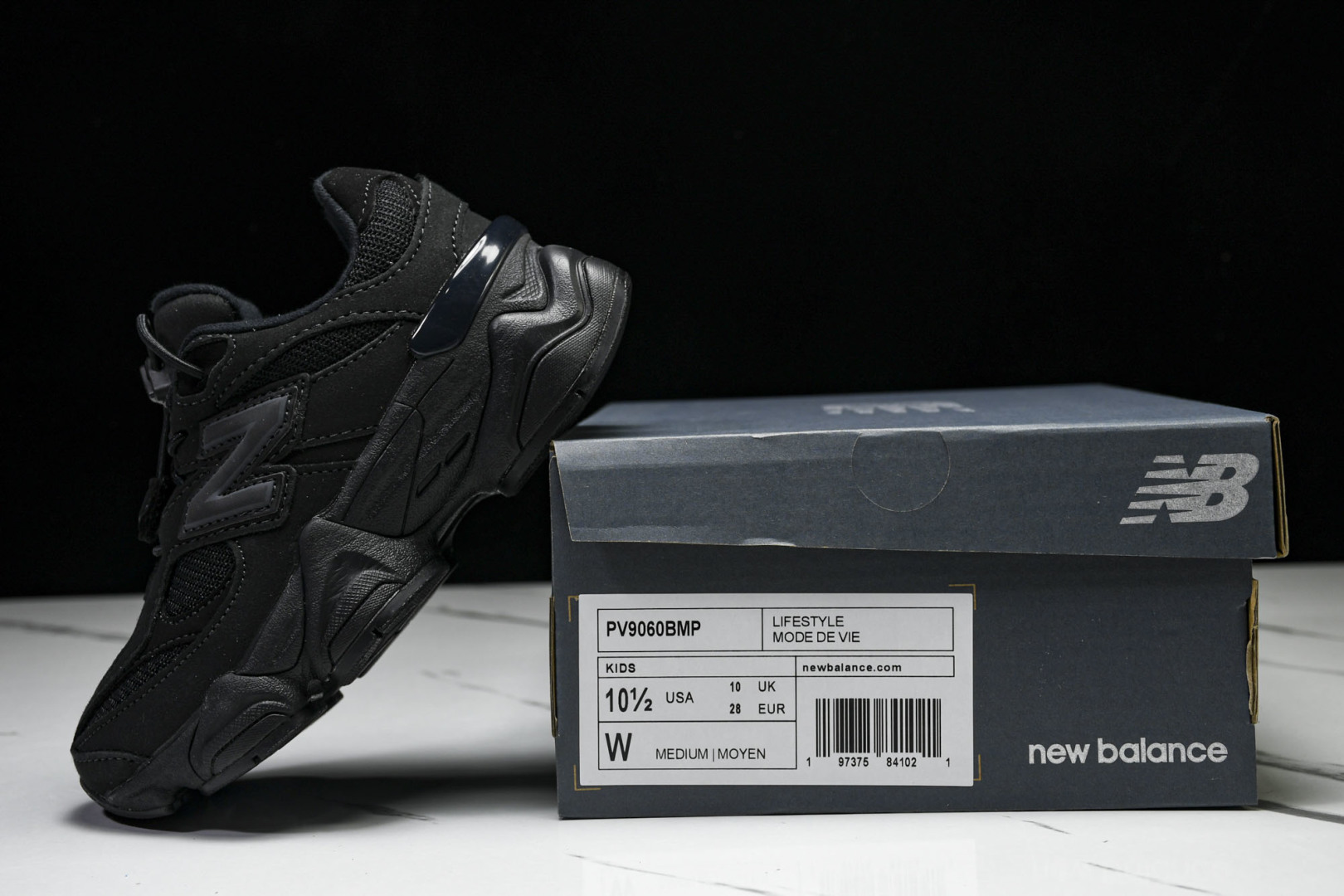 (童鞋)New Balance NB 9060系列 新百伦魔术扣童鞋 PV9060BMP尺寸 28 29
