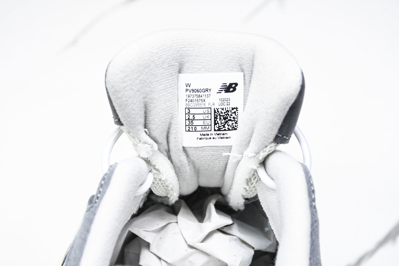 (童鞋)New Balance NB 9060系列 新百伦魔术扣童鞋 PV9060GRY尺寸 28 29