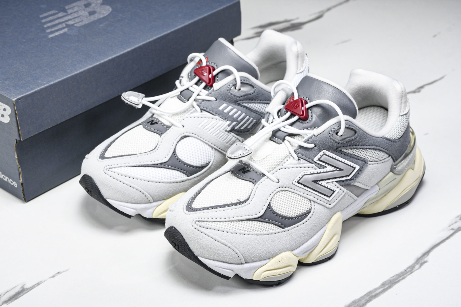 (童鞋)New Balance NB 9060系列 新百伦魔术扣童鞋 PV9060GRY尺寸 28 29