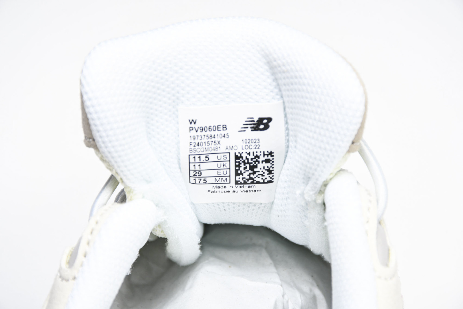 (童鞋T1)New Balance NB 9060系列 新百伦魔术扣童鞋 PV9060EB尺寸 28 2