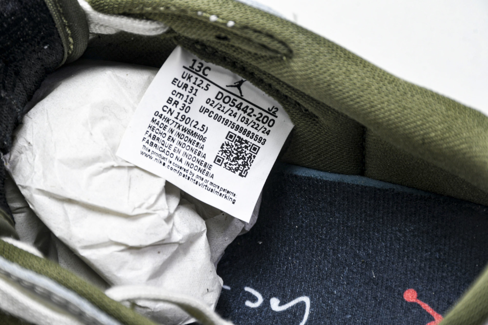 (纯原T1) 童鞋 Travis Scott x Air Jordan 1 Low OG AJ1 乔1T
