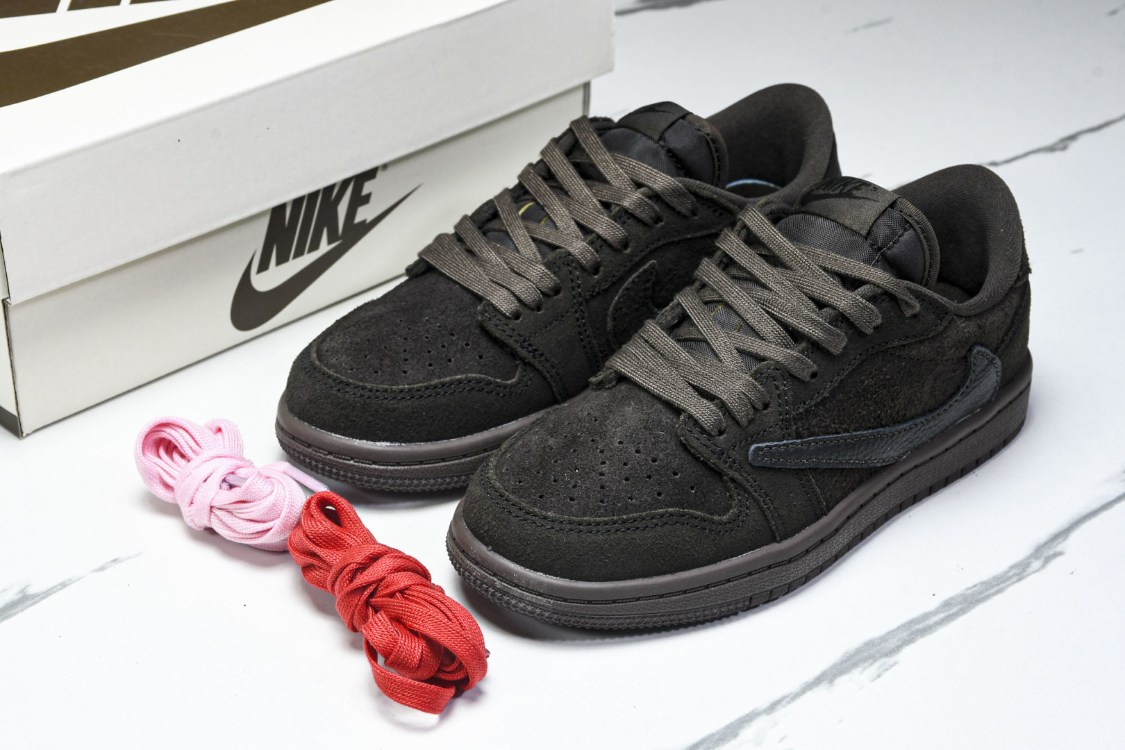 (纯原T1) 童鞋 Travis Scott x Air Jordan 1 Low OG AJ1 乔1T