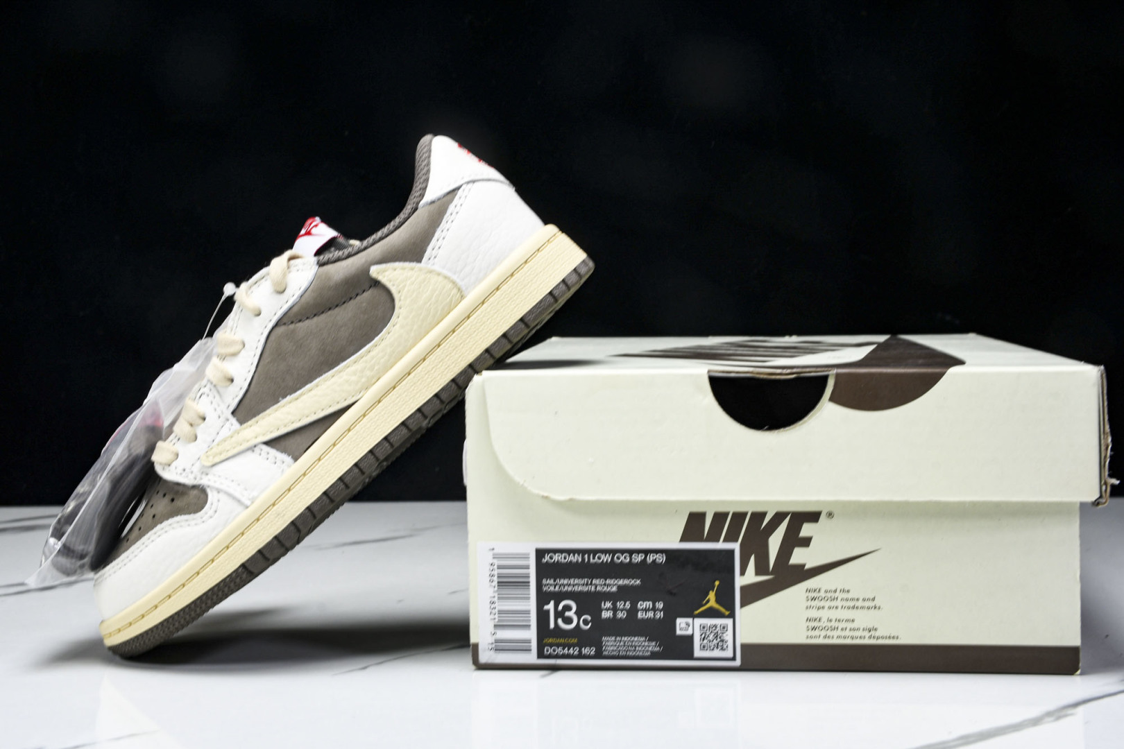 (纯原T1) 童鞋 Travis Scott x Air Jordan 1 Low OG AJ1 乔1T