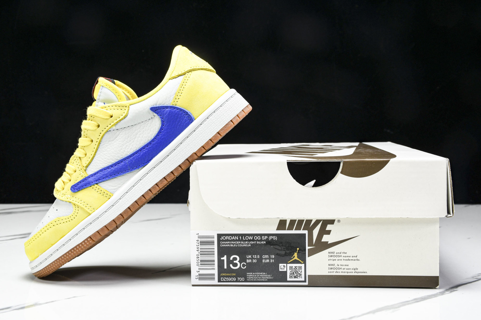 (纯原T1) 童鞋 Travis Scott x Air Jordan 1 Low OG AJ1 乔1T