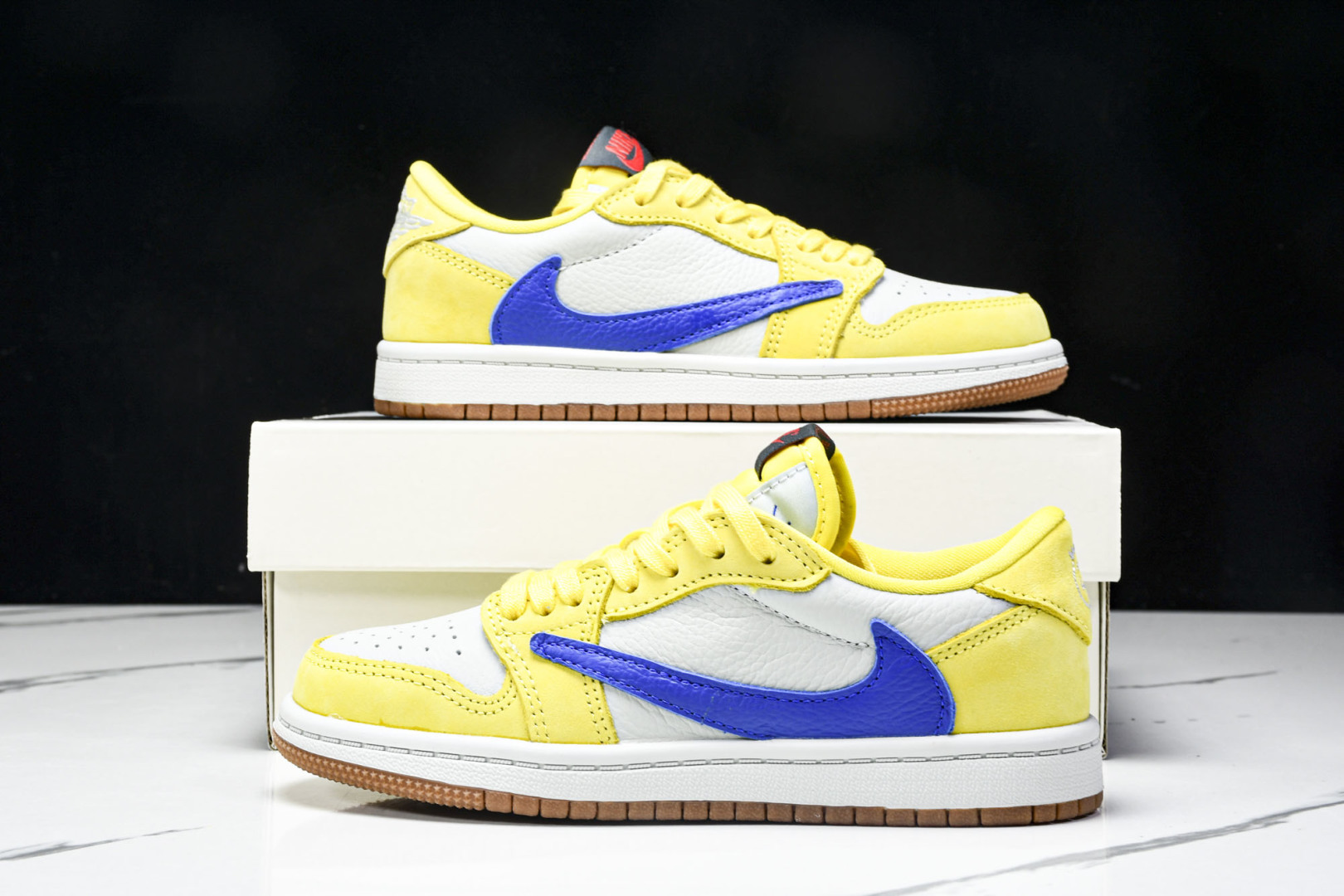 (纯原T1) 童鞋 Travis Scott x Air Jordan 1 Low OG AJ1 乔1T